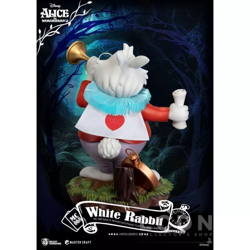 Disney Alice au pays des merveilles Statue Master Craft The White Rabbit 36cm