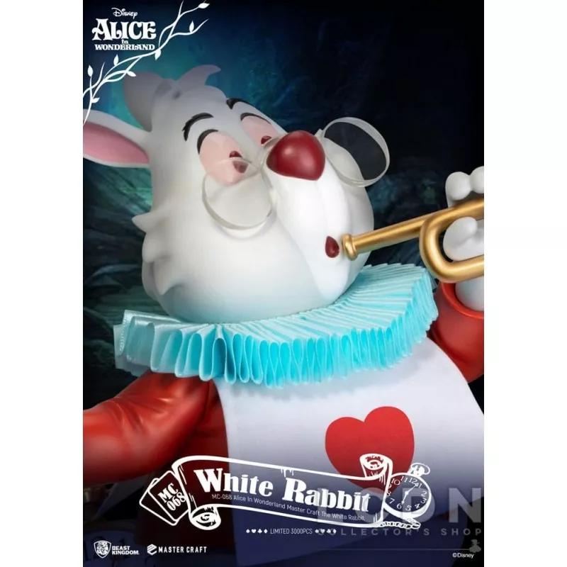 Disney Alice au pays des merveilles Statue Master Craft The White Rabbit 36cm