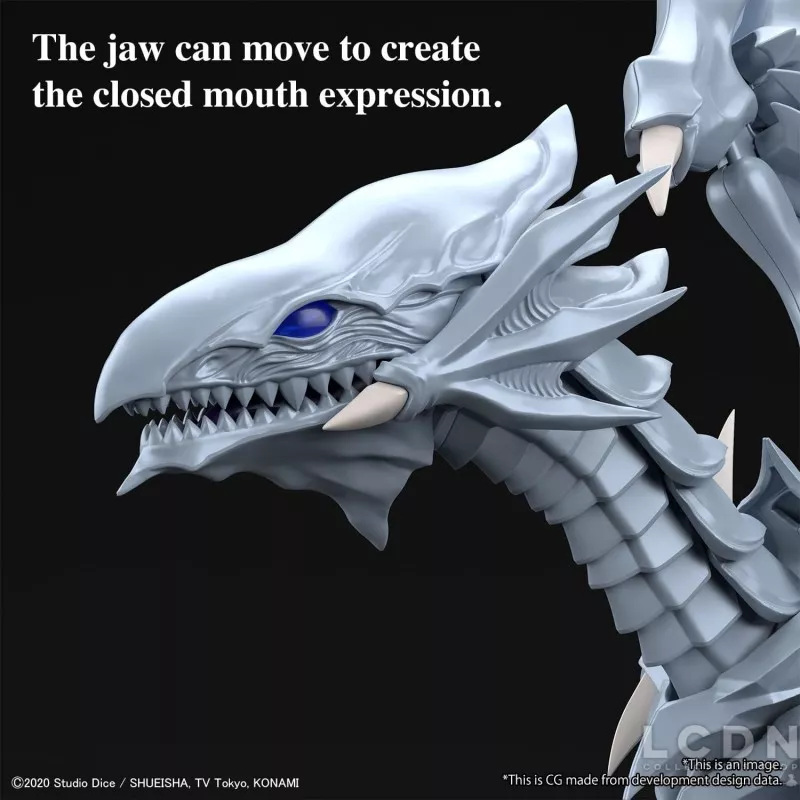 Yu-Gi-Oh Model Kit Figure-Rise Standard Amplified Blue-Eyes White Dragon 13cm