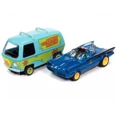 Scooby Doo Meets Batman Robin Slot Car Race Set SRS338 Auto World 1/64