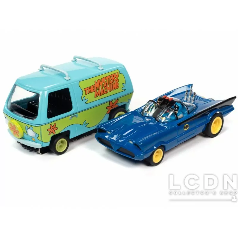 Scooby Doo Meets Batman Robin Slot Car Race Set SRS338 Auto World 1/64
