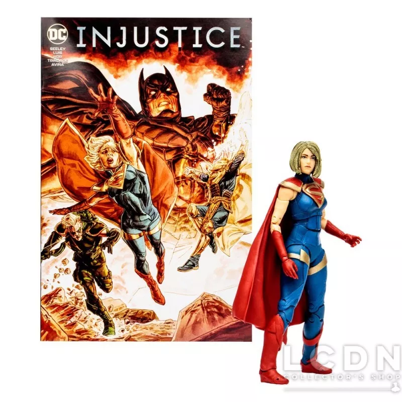 DC Direct Page Punchers Gaming Action Figurine et Comic Book Supergirl (Injustice 2) 18cm
