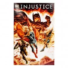 DC Direct Page Punchers Gaming Action Figurine et Comic Book Supergirl (Injustice 2) 18cm