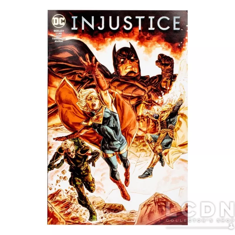 DC Direct Page Punchers Gaming Action Figurine et Comic Book Supergirl (Injustice 2) 18cm