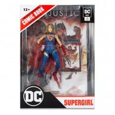 DC Direct Page Punchers Gaming Action Figurine et Comic Book Supergirl (Injustice 2) 18cm