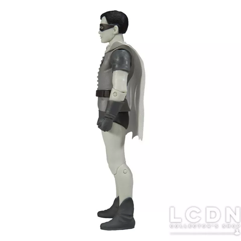 DC Retro Action Figurine Batman 66 Robin (Black &amp; White TV Variant) 15cm