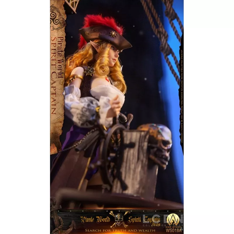 Pirate World Spirit Captain Aisha (Elsa) Collectible Action Figurine 1/6 War Story WS018A