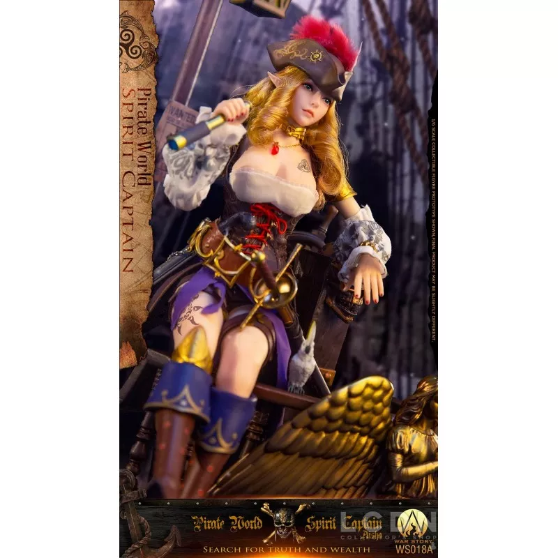 Pirate World Spirit Captain Aisha (Elsa) Collectible Action Figurine 1/6 War Story WS018A