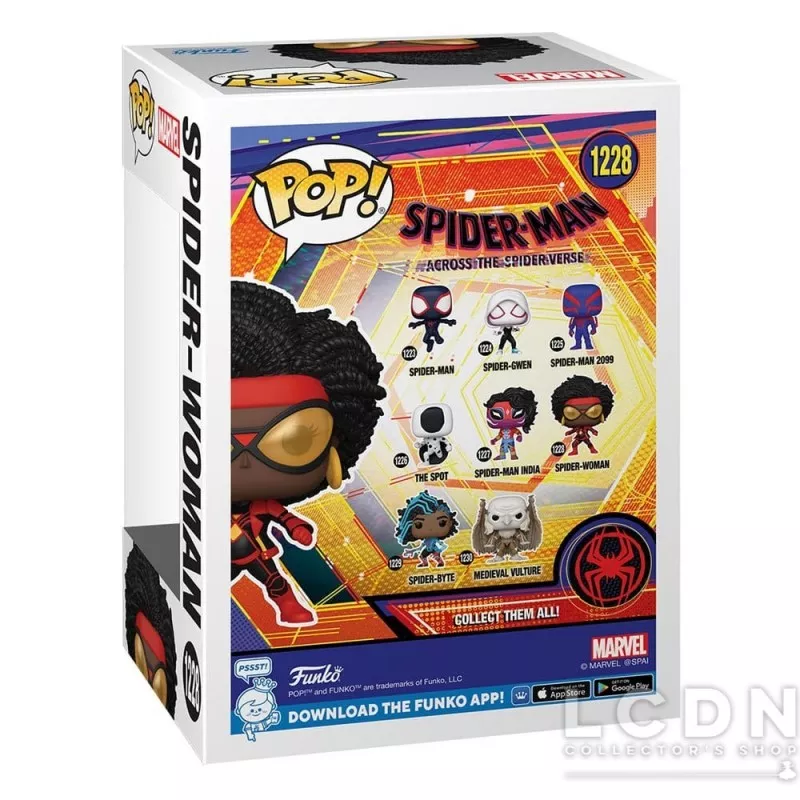 Spider-Man Across the Spider-Verse POP! Marvel Spider-Woman Vinyl Figure 10cm N°1228
