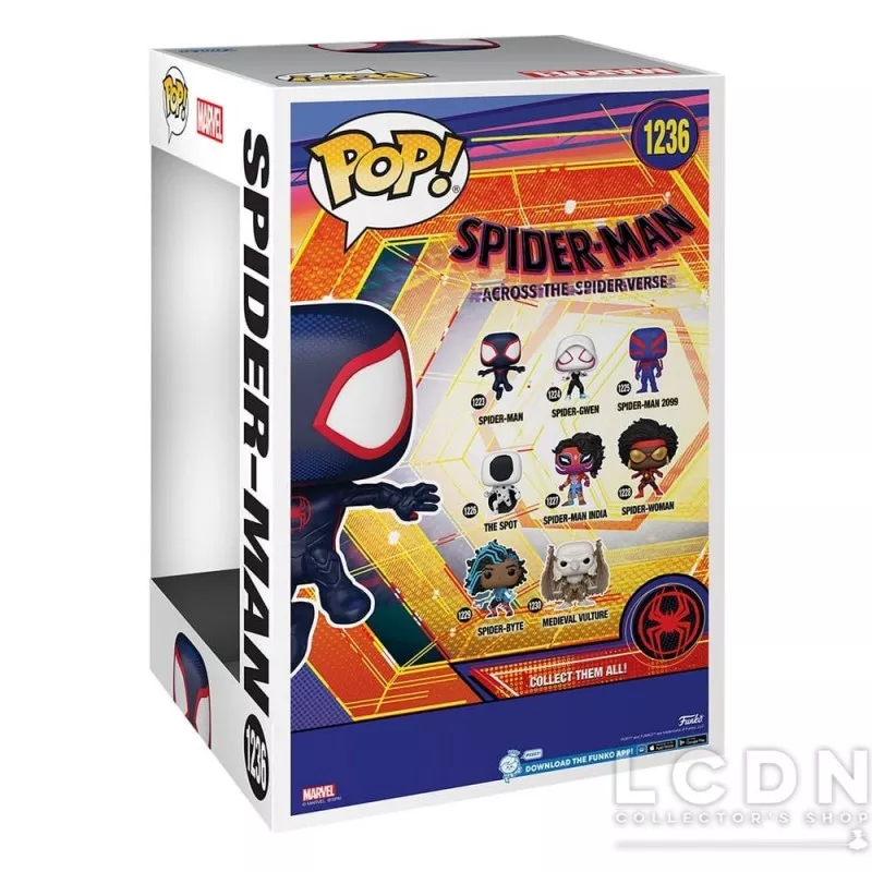 Spider-Man Across the Spider-Verse Super Sized Jumbo POP! Marvel Spider-Man Vinyl Figure 25cm N°1236