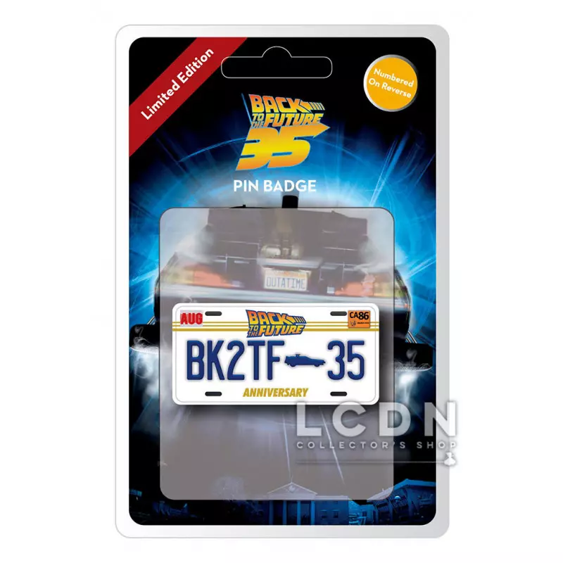 Retour vers le Futur ( Back To The Future ) Pin&#039;s Limited Edition 35th Anniversary