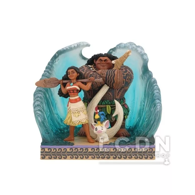 Disney Vaiana Figure Moana Movie Poster Carved by Heart