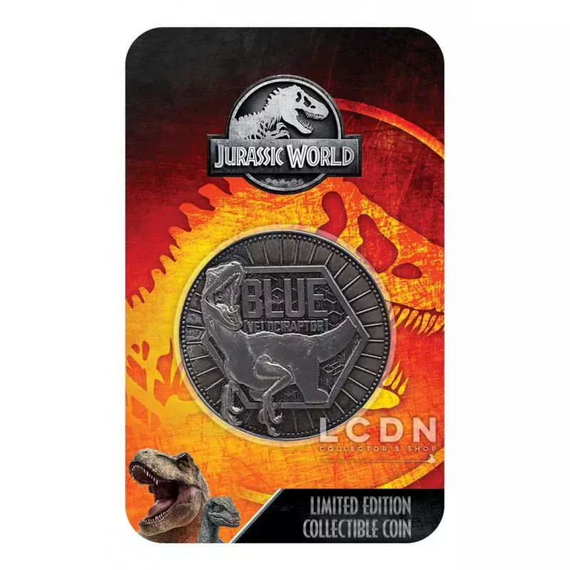 Jurassic World pièce de collection Blue Limited Edition