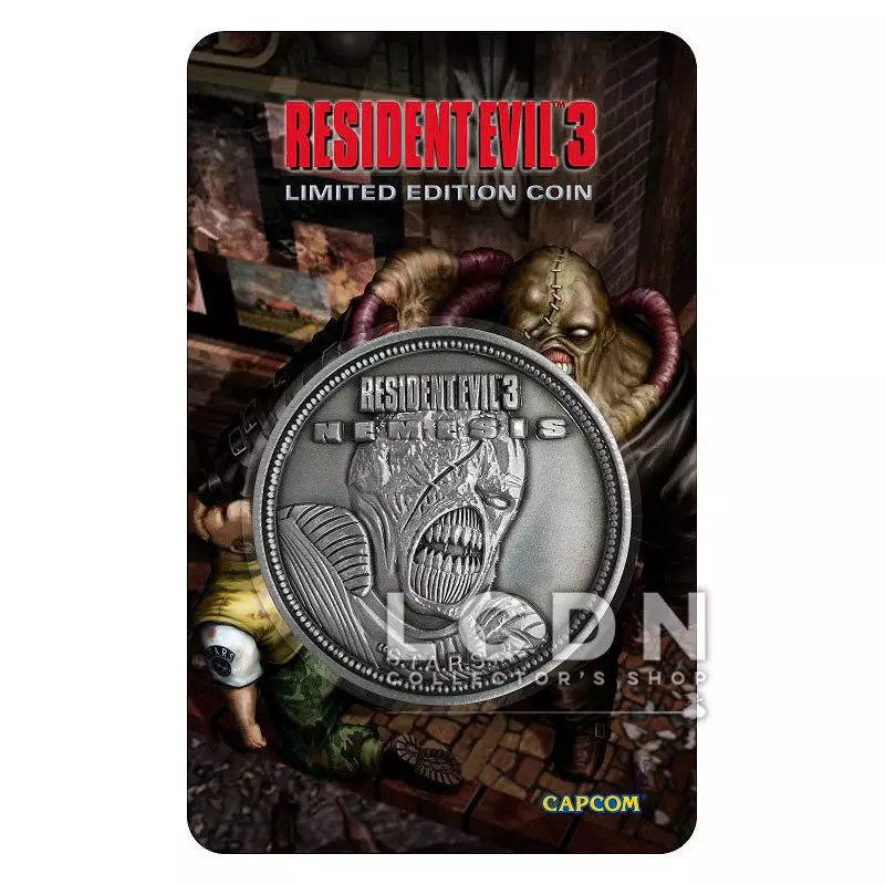Resident Evil 3 Collectable Coin Nemesis Limited Edition 3,8cm