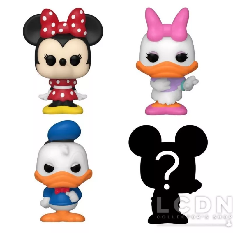 Disney Pack of 4 Bitty Pop! Minnie &amp; Friends 2cm