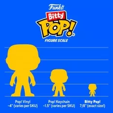 Disney Pack of 4 Bitty Pop! Minnie & Friends 2cm