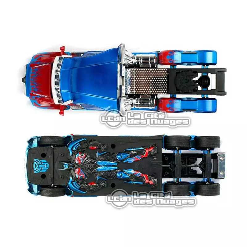 Transformers 5 The Last Knight Western Star 5700 XE Phantom Optimus Prime Voiture Métal 1/24 98403