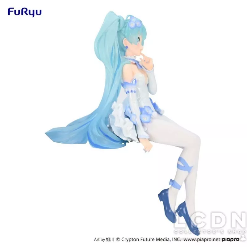 Hatsune Miku Figure Noodle Stopper Miku Flower Fairy Nemophila 15cm