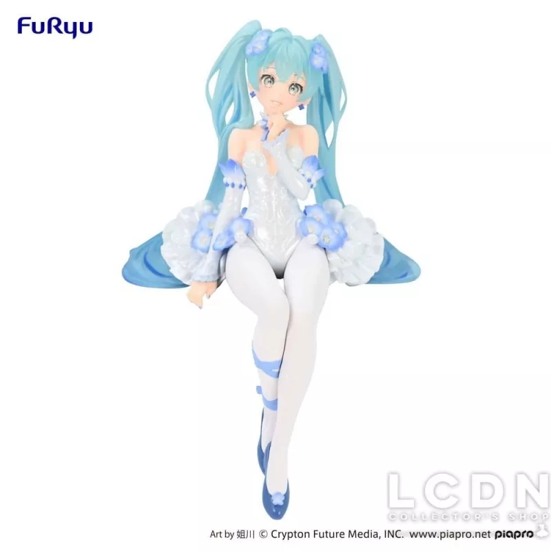 Hatsune Miku Figure Noodle Stopper Miku Flower Fairy Nemophila 15cm