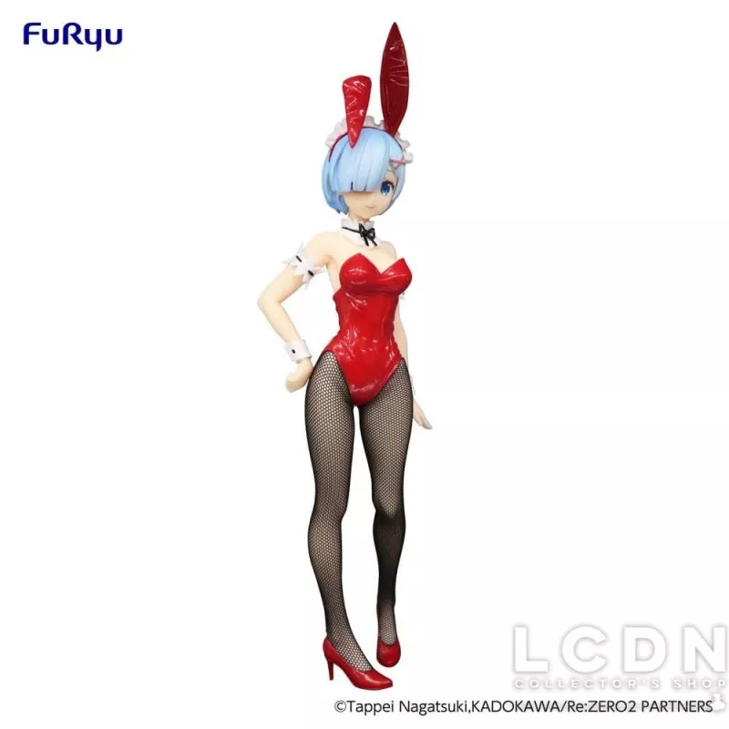 Re:Zero Figurine BiCute Bunnies Rem Red Color ver. 29cm