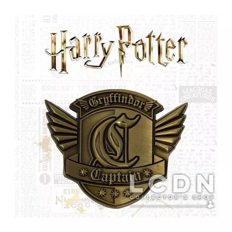 Harry Potter Medallion Gryffindor Captain Limited Edition