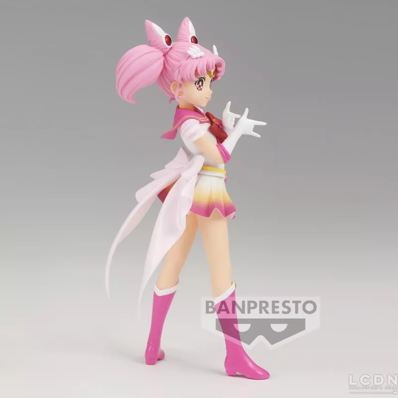 Pretty Guardian Sailor Moon Cosmos the Movie Figurine Glitter &amp; Glamours Super Sailor Chibi Moon Ver.B 17cm