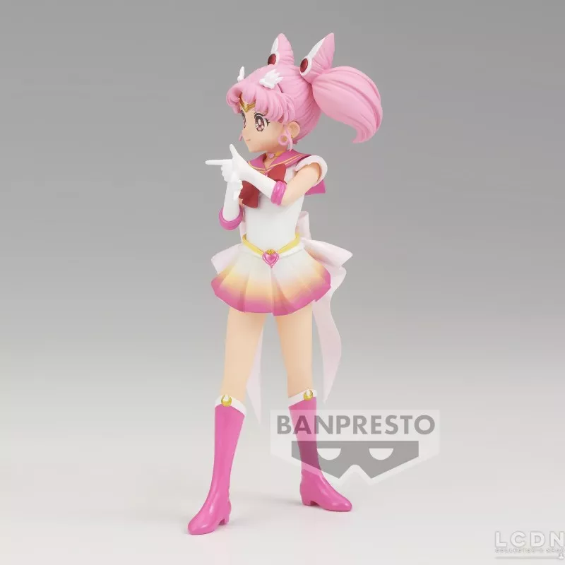 Pretty Guardian Sailor Moon Cosmos the Movie Figurine Glitter &amp; Glamours Super Sailor Chibi Moon Ver.B 17cm