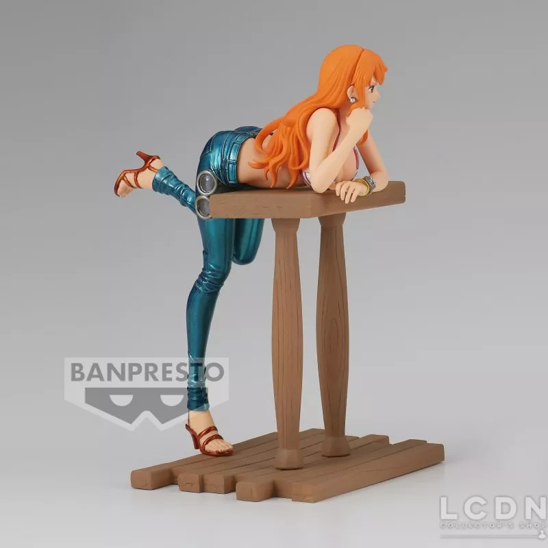 One Piece Figure Grandline Journey Nami Special Color 15cm