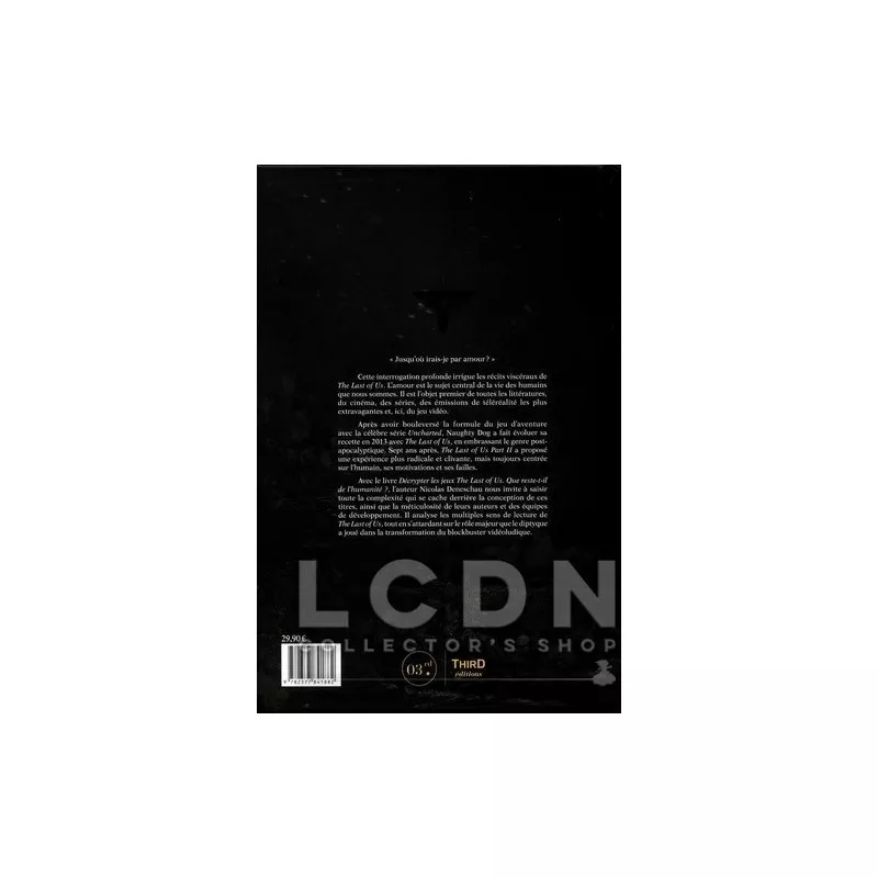 Decrypter Les Jeux The Last Of Us Artbook Que Reste-t-il De L´humanité ? *Français*