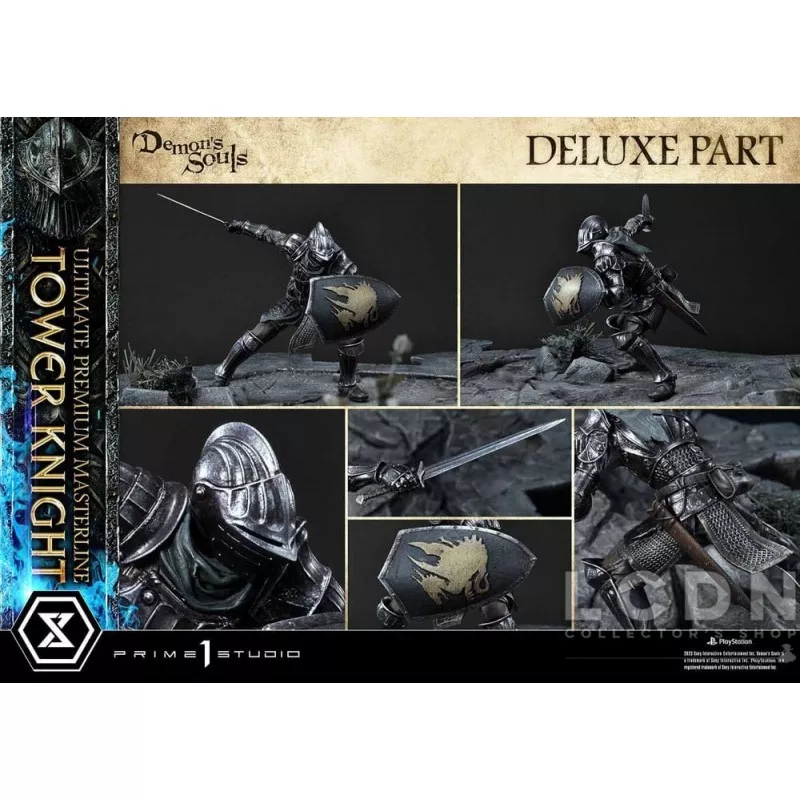 Demon&#039;s Souls Statue Tower Knight Deluxe Bonus 59cm