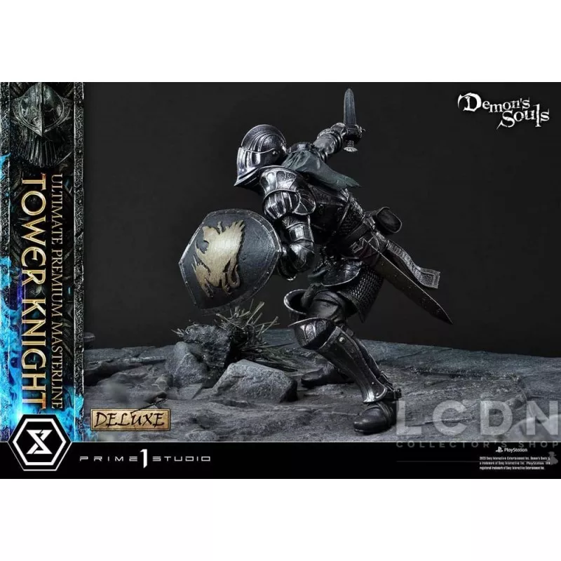 Demon&#039;s Souls Statue Tower Knight Deluxe Bonus 59cm