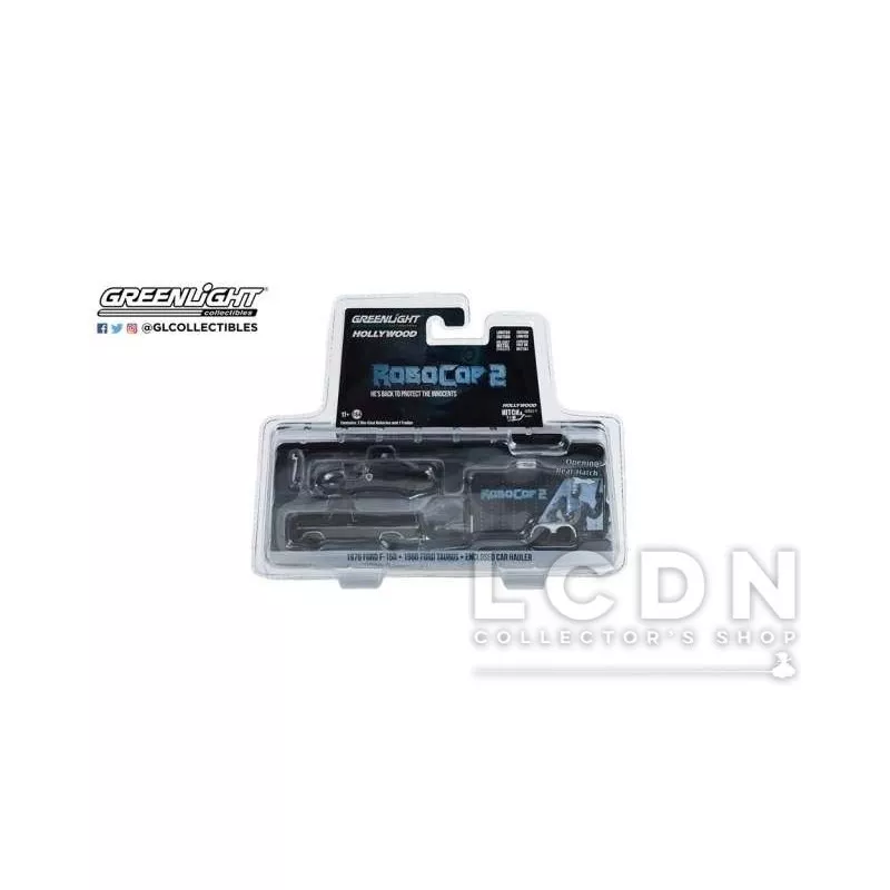 RoboCop 2 1979 Ford F-150 with 1986 Ford Taurus Detroit Metro West Police 1/64