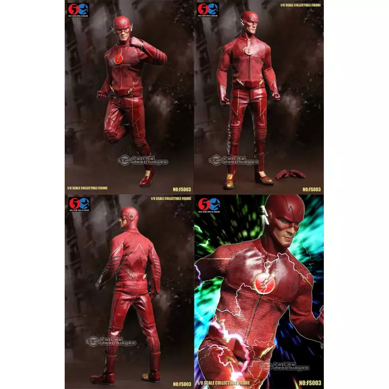 Lightning Man inspired by Flash Grant Gustin 1/6 Figure 30cm FIVE