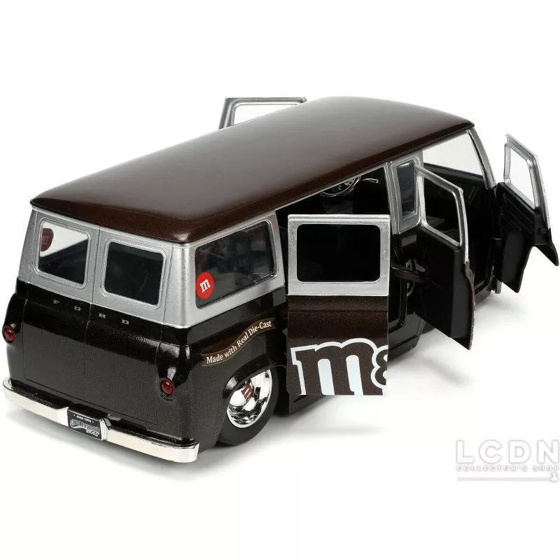1:24 M&M'S 1965 FORD ECONOLINE ミニカー 0 Ford Econoline - Rides: w⁄