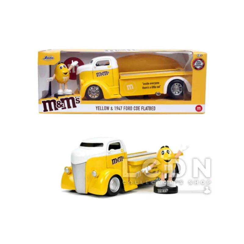 Distributeur De Bonbons M&M's Jaune (ski) 18 Cm, Occasion, PVC