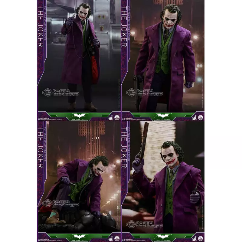 Hot Toys QS010 Batman The Dark Knight Joker Heath Ledger 1 4th