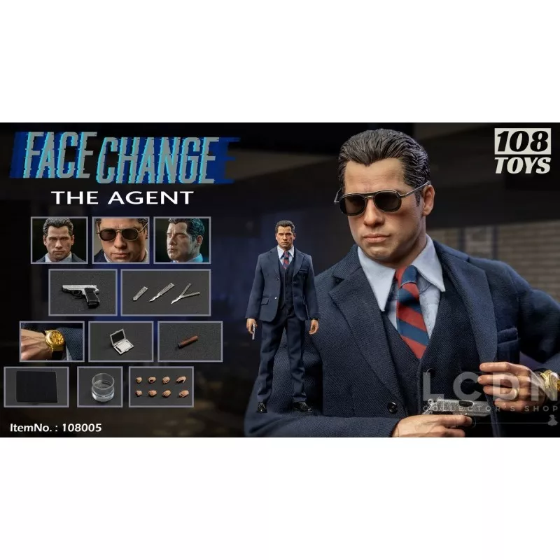 Face Change The Agent Collectible Action Figure 1/6 108Toys