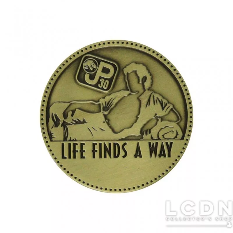 Jurassic Park Collectible Coin 30th Anniversary King of Games Limited Edition 4cm