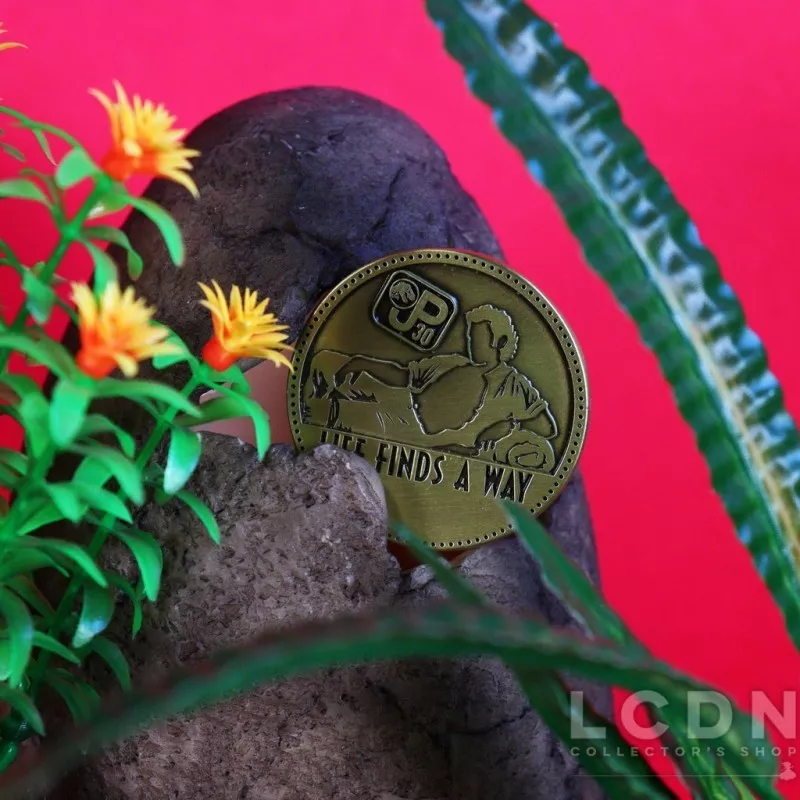 Jurassic Park Collectible Coin 30th Anniversary King of Games Limited Edition 4cm