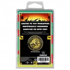 Jurassic Park Collectible Coin 30th Anniversary King of Games Limited Edition 4cm
