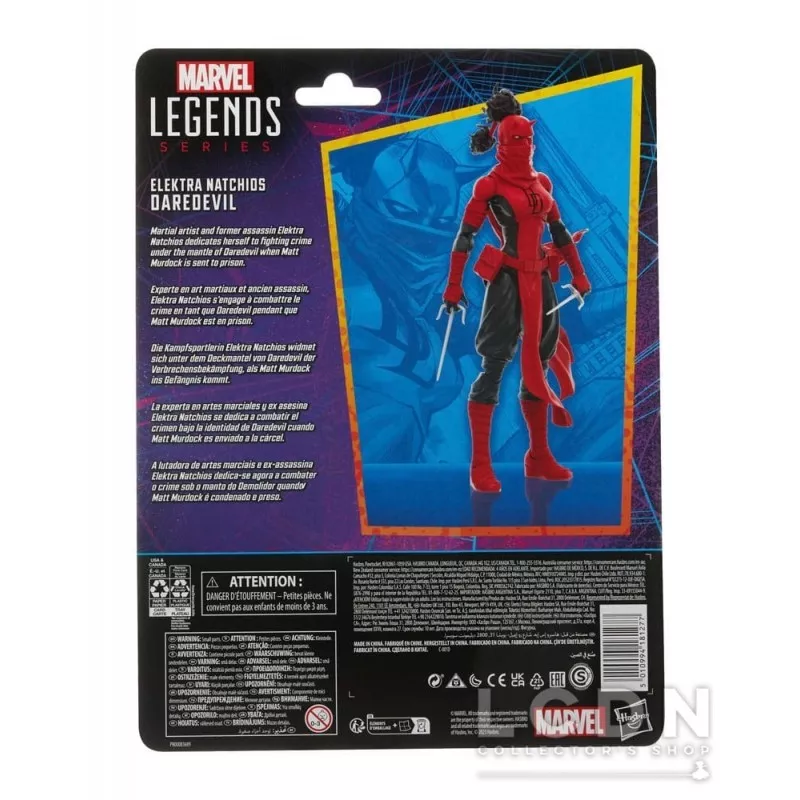 Spider-Man Marvel Legends Retro Collection Action Figure Elektra Natchios Daredevil 15cm