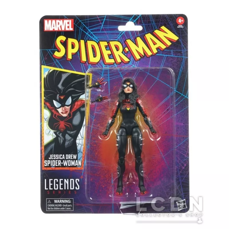 Spider-Man Marvel Legends Retro Collection Action Figurine Jessica Drew Spider-Woman 15cm