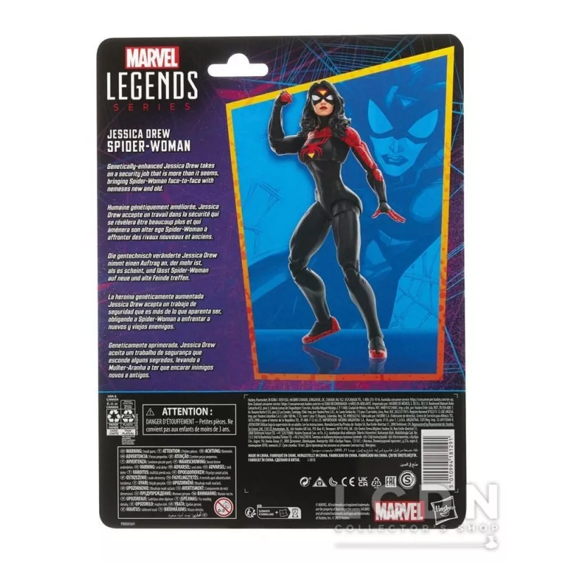 Spider-Man Marvel Legends Retro Collection Action Figurine Jessica Drew Spider-Woman 15cm