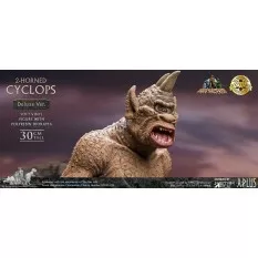 Le Septième Voyage de Sinbad Statue Ray Harryhausens Horned Cyclops Deluxe Version 32cm