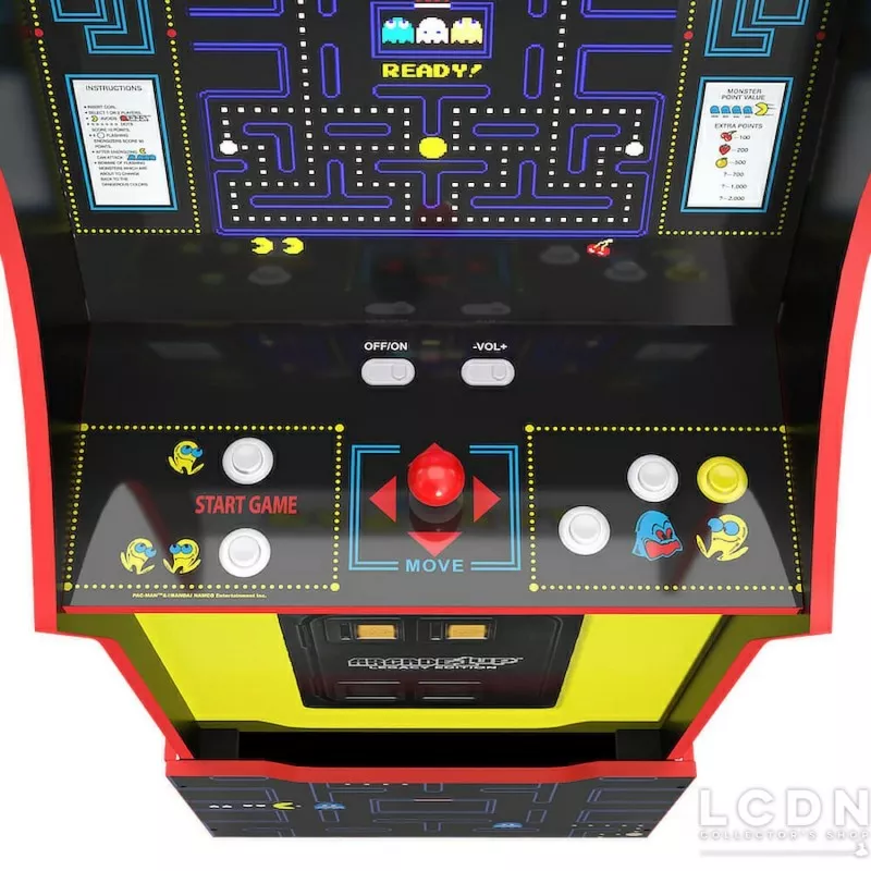 Pac-Man Bandai Namco Borne d&#039;Arcade 12-en-1 Legacy Arcade Machine Arcade1Up