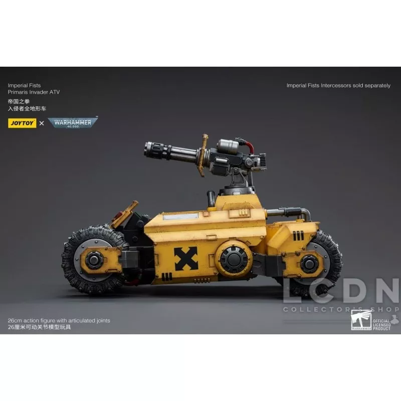 Warhammer 40k Véhicule 1/18 Imperial Fists Primaris Invader ATV 26cm