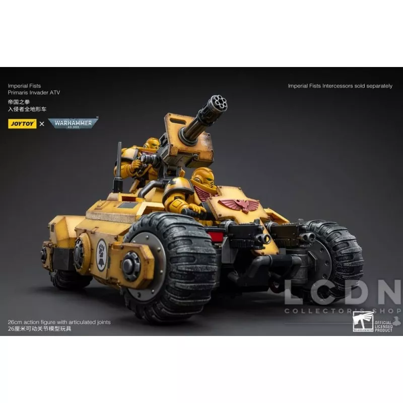 Warhammer 40k Véhicule 1/18 Imperial Fists Primaris Invader ATV 26cm