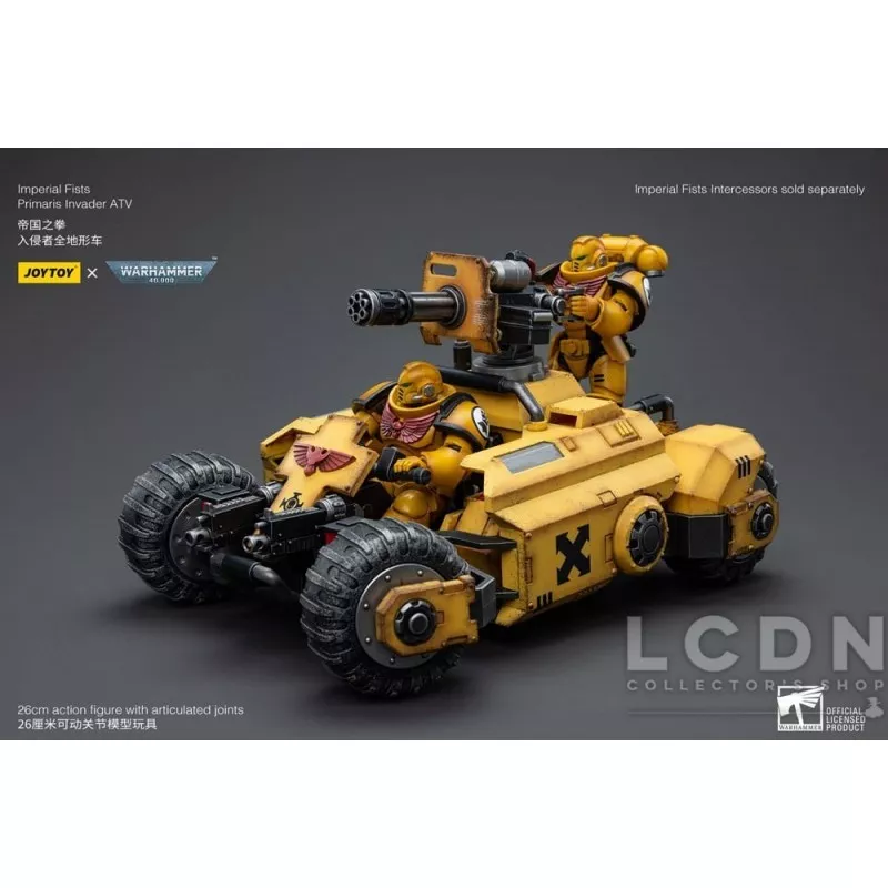 Warhammer 40k Véhicule 1/18 Imperial Fists Primaris Invader ATV 26cm