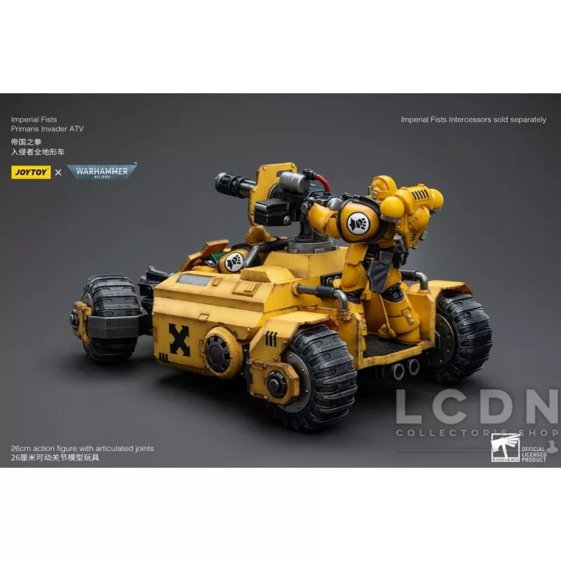 Warhammer 40k Véhicule 1/18 Imperial Fists Primaris Invader ATV 26cm