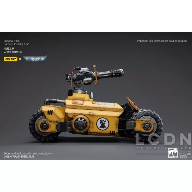 Warhammer 40k Véhicule 1/18 Imperial Fists Primaris Invader ATV 26cm